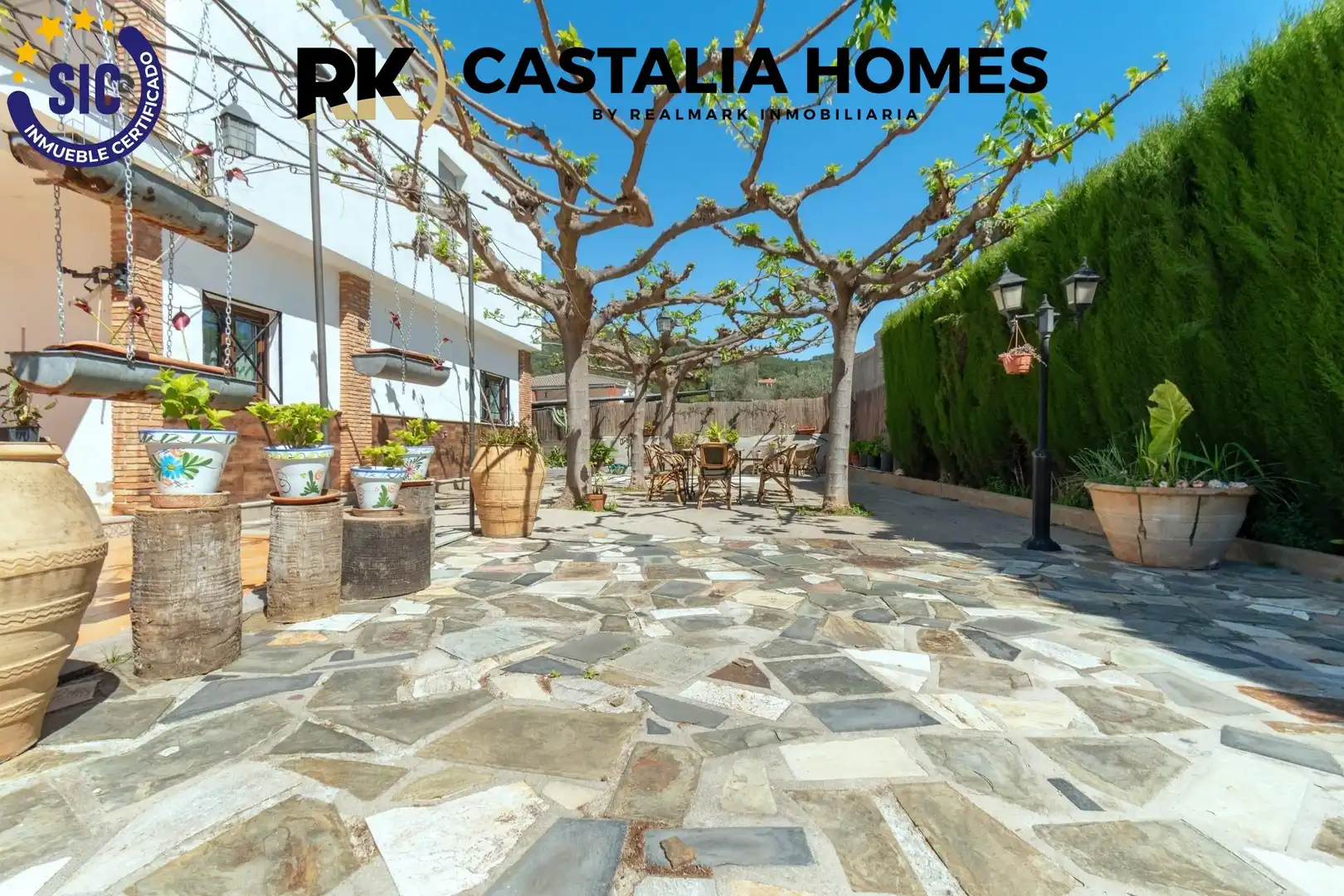 Vista exterior de Casa o xalet en venda en Borriol amb Calefacció, Jardí privat i Piscina