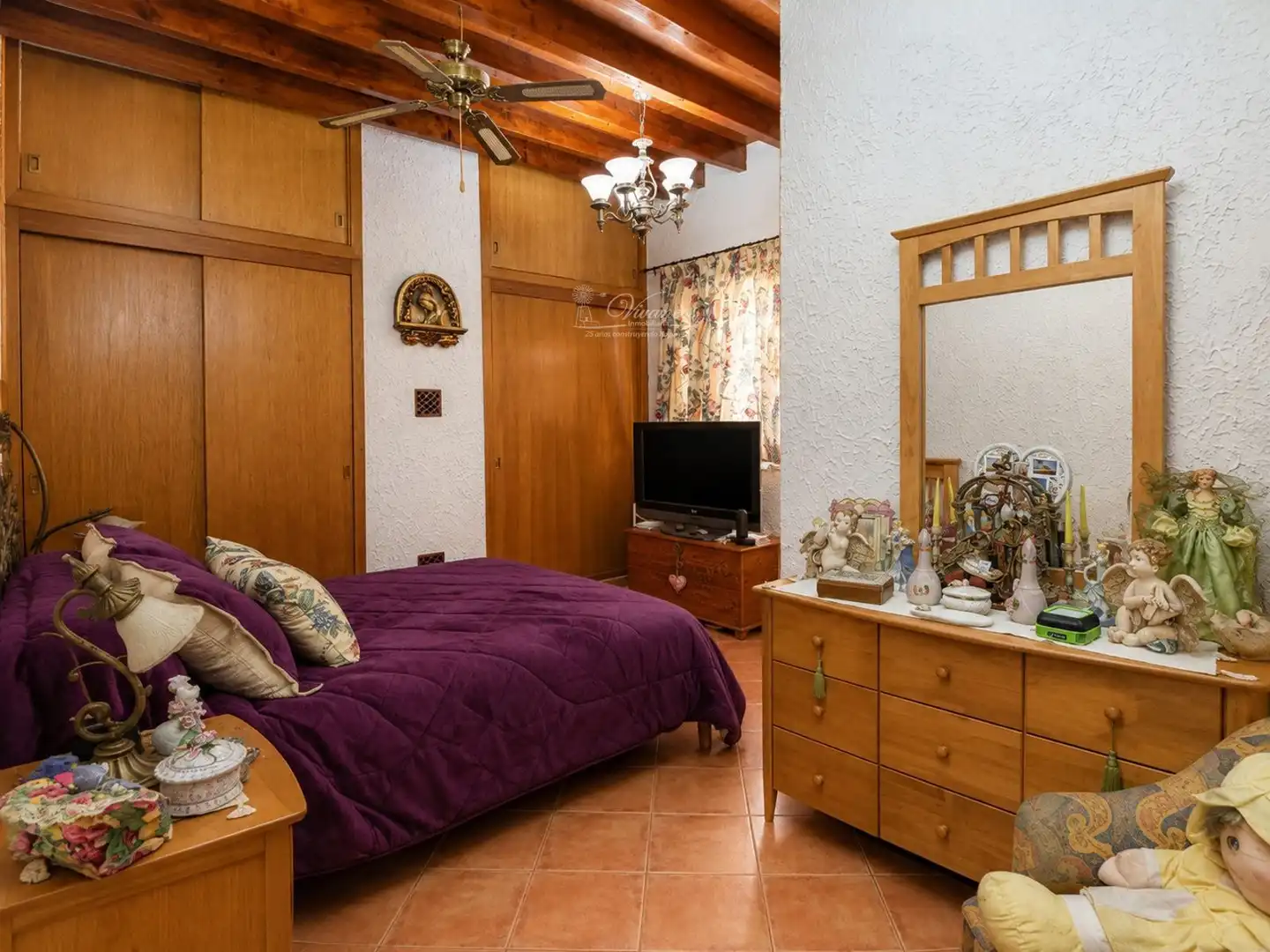 Dormitori de Casa adosada en venda en Sa Pobla amb Calefacció, Terrassa i Alarma