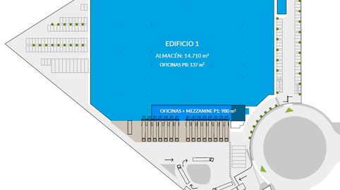 Nave logística en alquiler situada en el poligono industrial el Lomo del municipio de Getafe, Madrid.Nave logística aislada con un, image 4