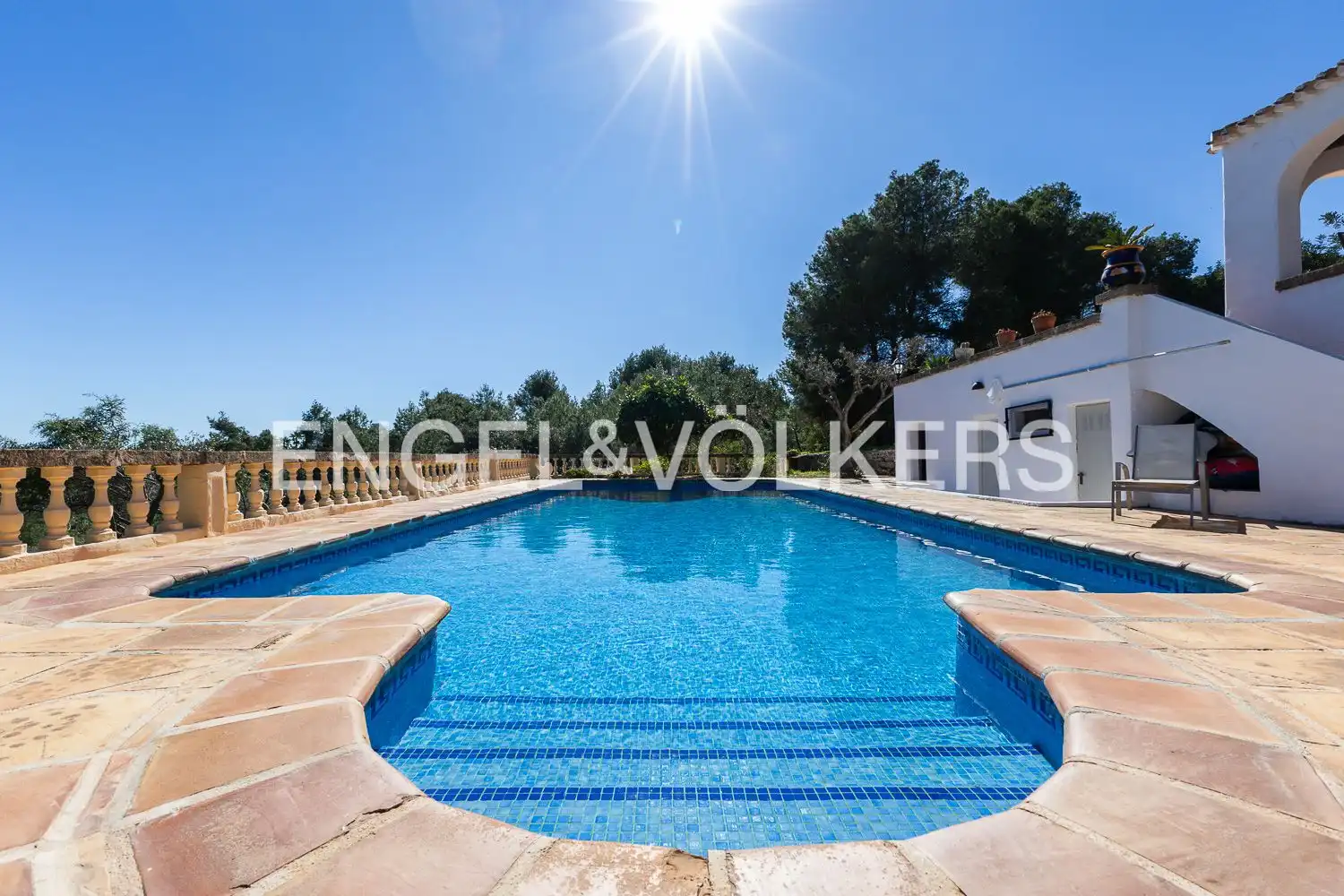 Swimming pool of Houses for sale in Jávea / Xàbia  with Air Conditioner, Heating and Private garden