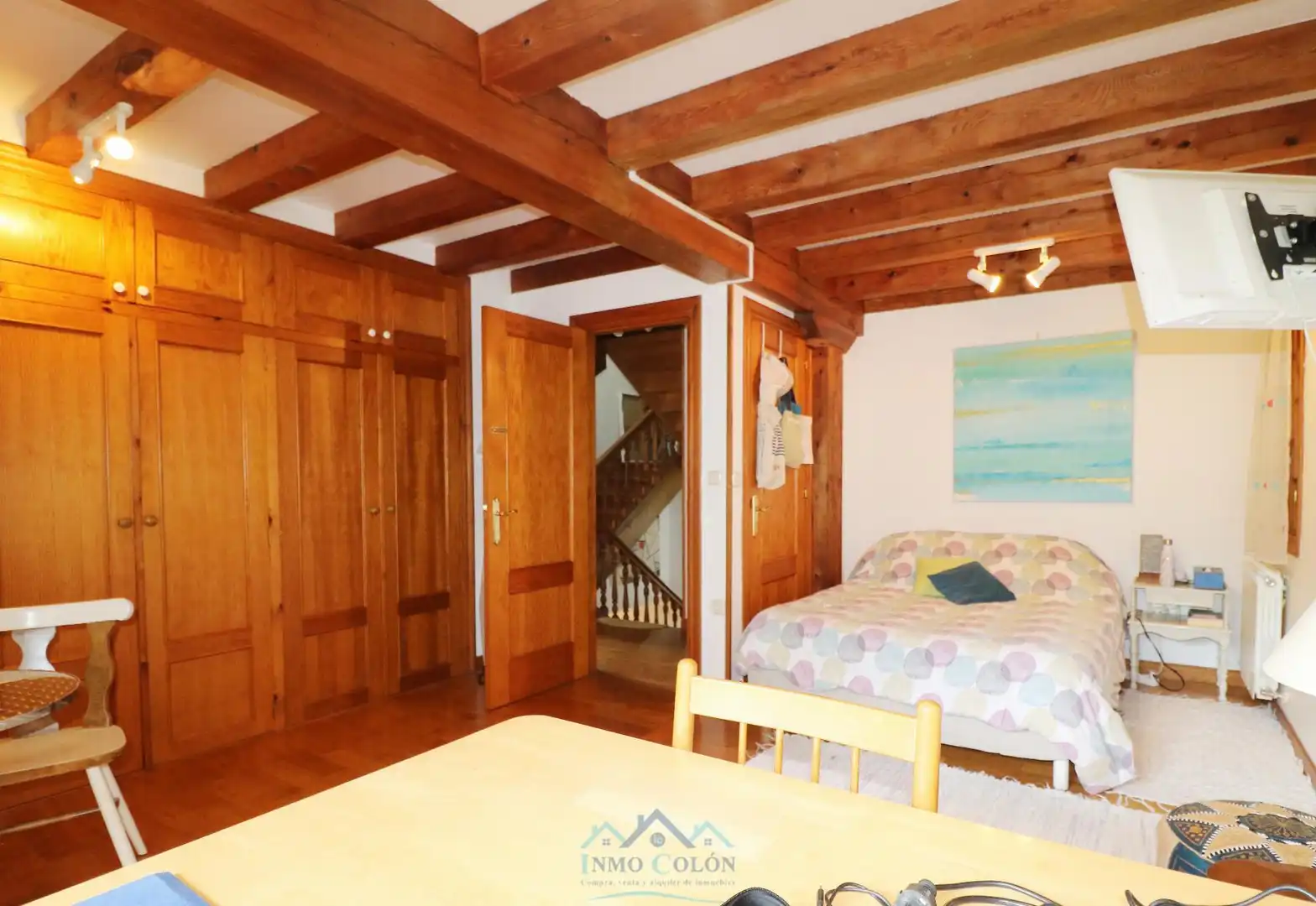 Bedroom of Houses for sale in Etxalar  with Heating, Terrace and Storage room