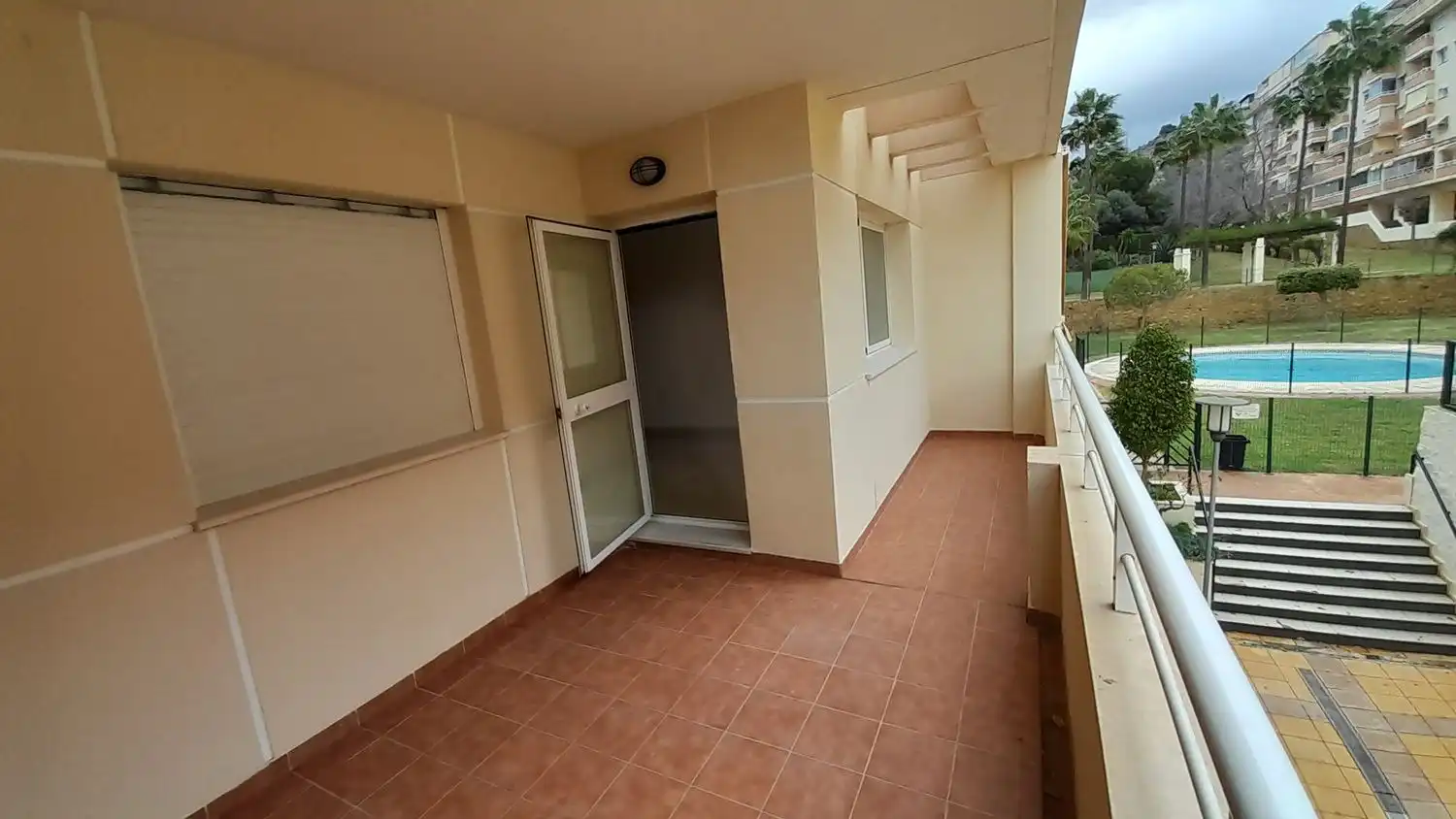 Terrasse von Wohnung zum Verkauf in Málaga mit Klimaanlage, Privatgarten und Terrasse