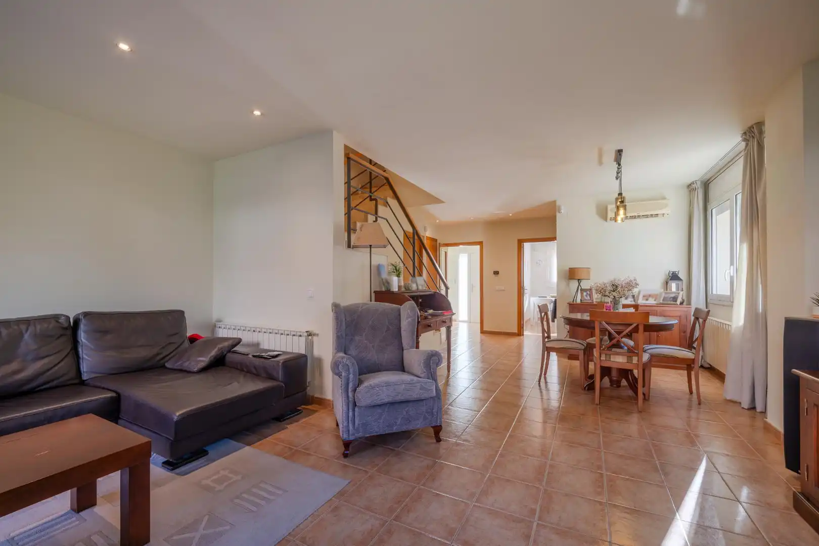 Living room of Detached homes for sale in Fornells de la Selva  with Air Conditioner, Heating and Private garden
