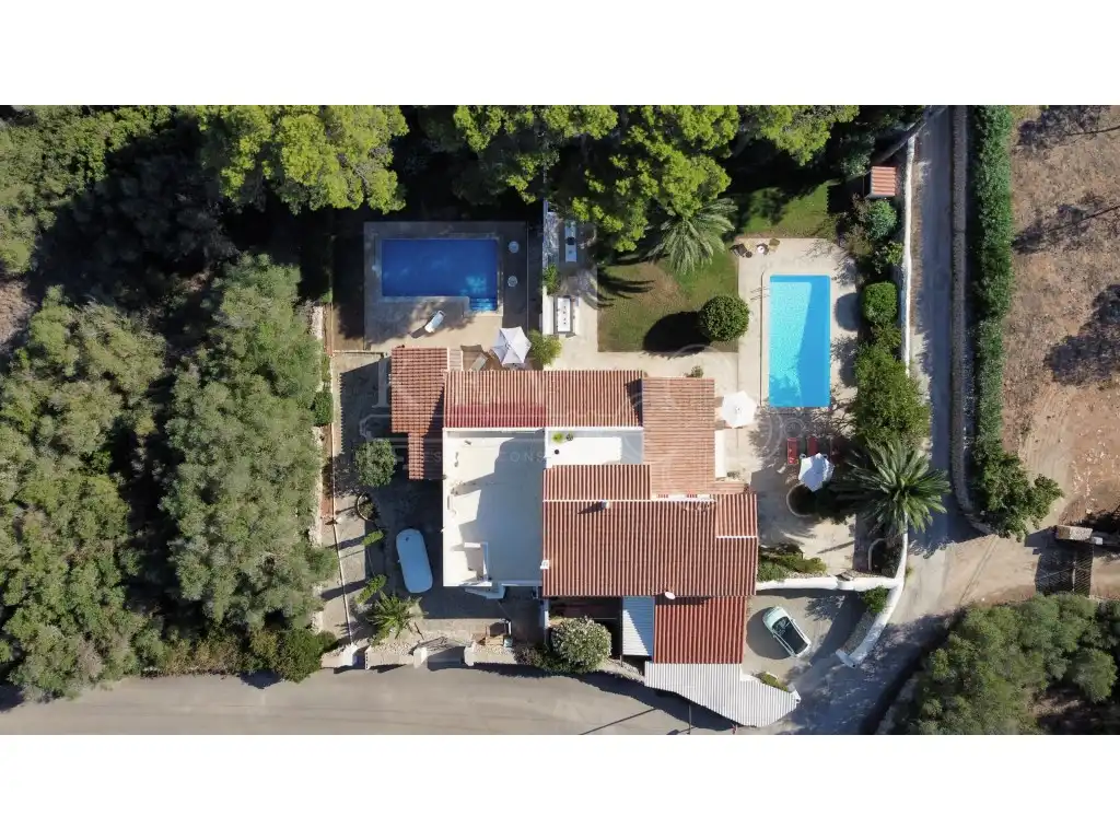 Exterior view of Houses for sale in Es Castell  with Air Conditioner, Heating and Private garden