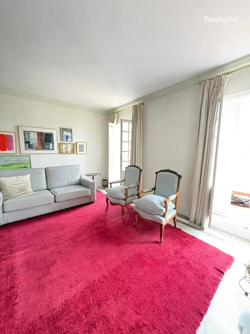 Living room of Attic for sale in  Sevilla Capital  with Air Conditioner, Terrace and Swimming Pool