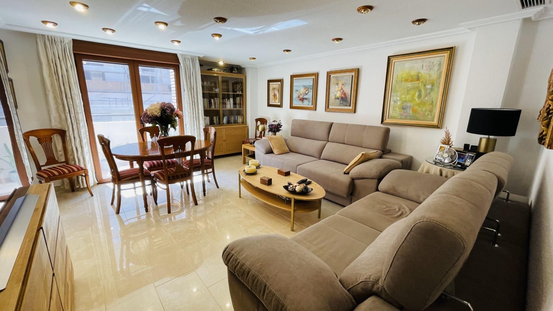 Sala de estar de Piso en venta en Alicante / Alacant con Aire acondicionado y Calefacción