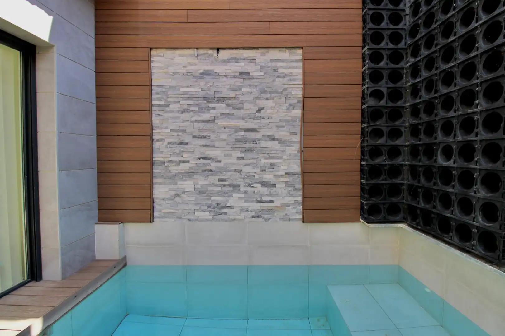Piscina de Casa adosada en venta en Armilla con Aire acondicionado, Calefacción y Jardín privado