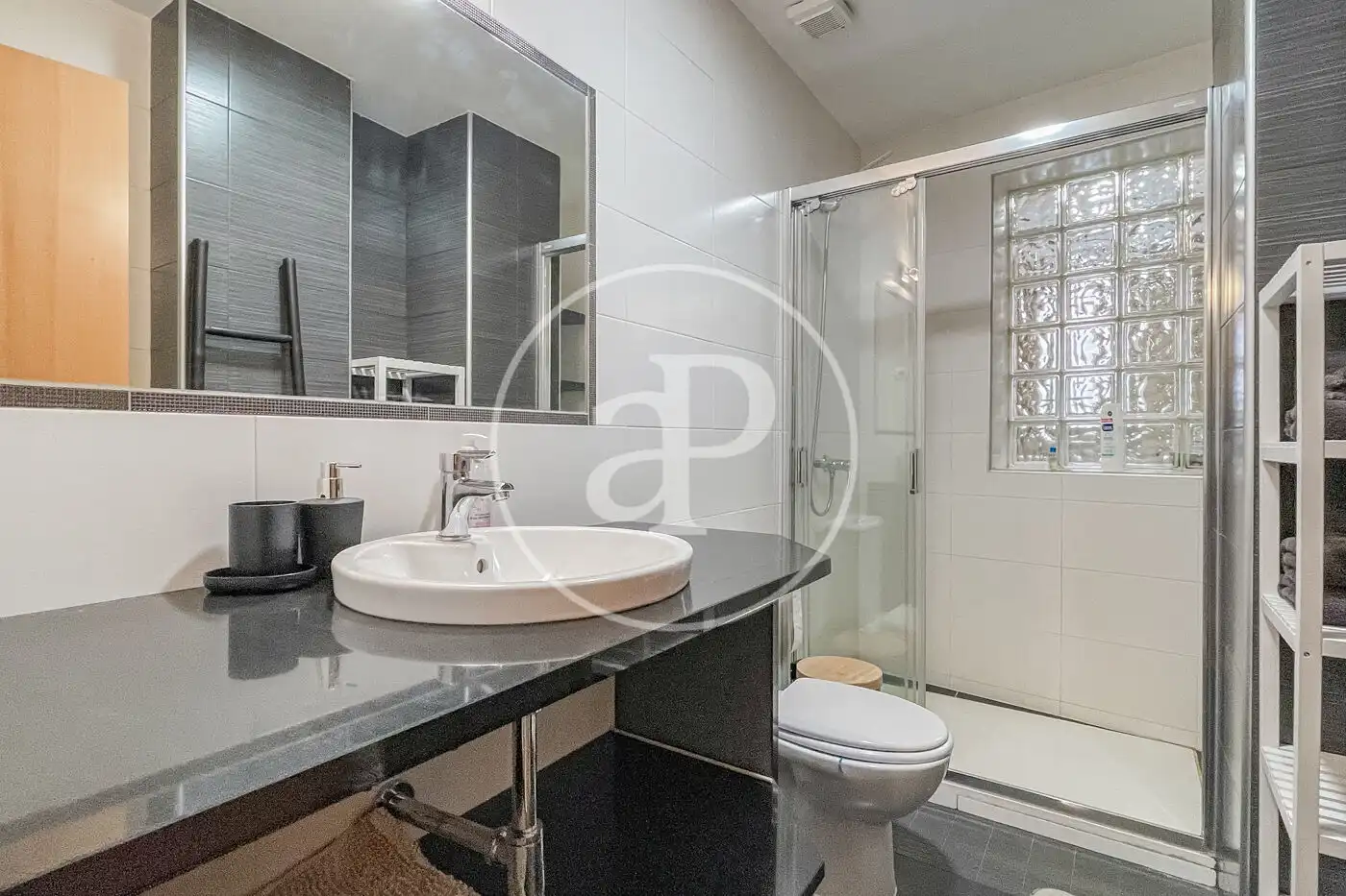 Bathroom of Flat for rent in Madrid  with Air Conditioner, Heating and Terrace