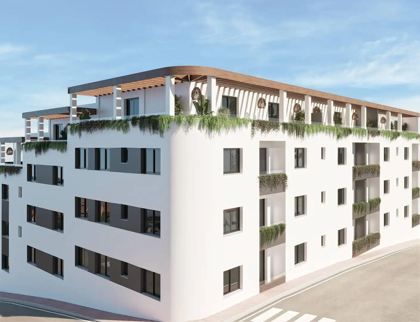 Vista exterior de Apartament en venda en Mijas amb Aire condicionat, Terrassa i Traster