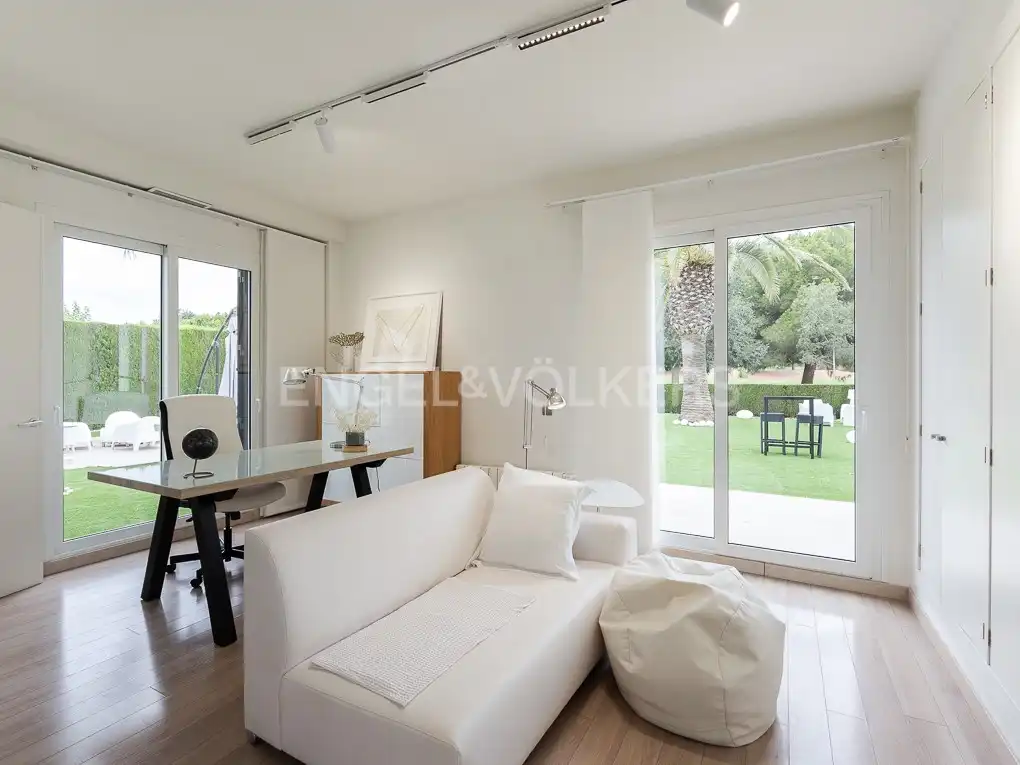 Living room of Houses for rent in Bétera  with Air Conditioner, Heating and Private garden