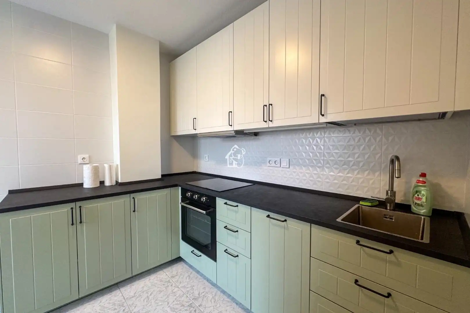 Cocina de Apartamento de alquiler en San Miguel de Salinas con Horno y Lavadora