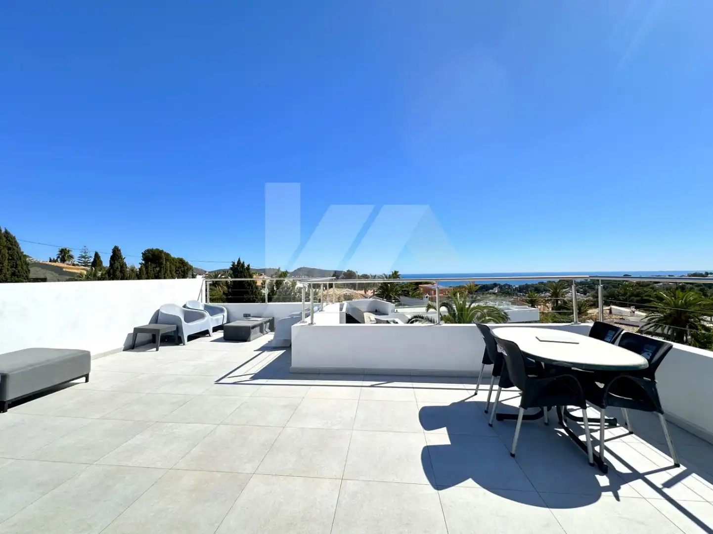 Terrassa de Casa o xalet en venda en Moraira amb Aire condicionat, Calefacció i Jardí privat