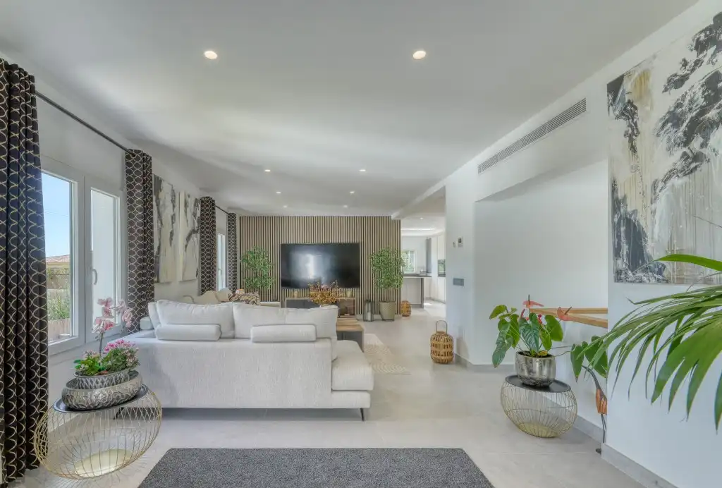 Living room of Houses for sale in Calvià  with Private garden, Terrace and Swimming Pool