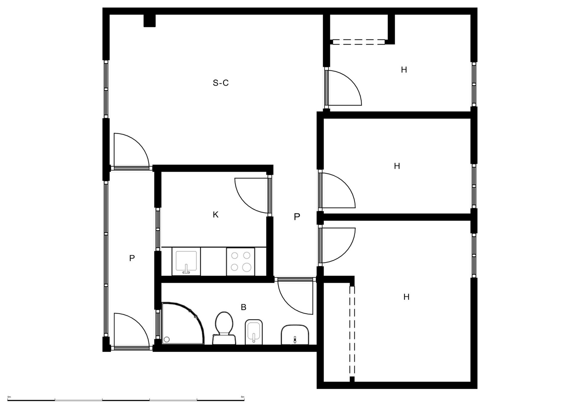 Flat to rent in  Madrid Capital  with Heating, Terrace and Oven