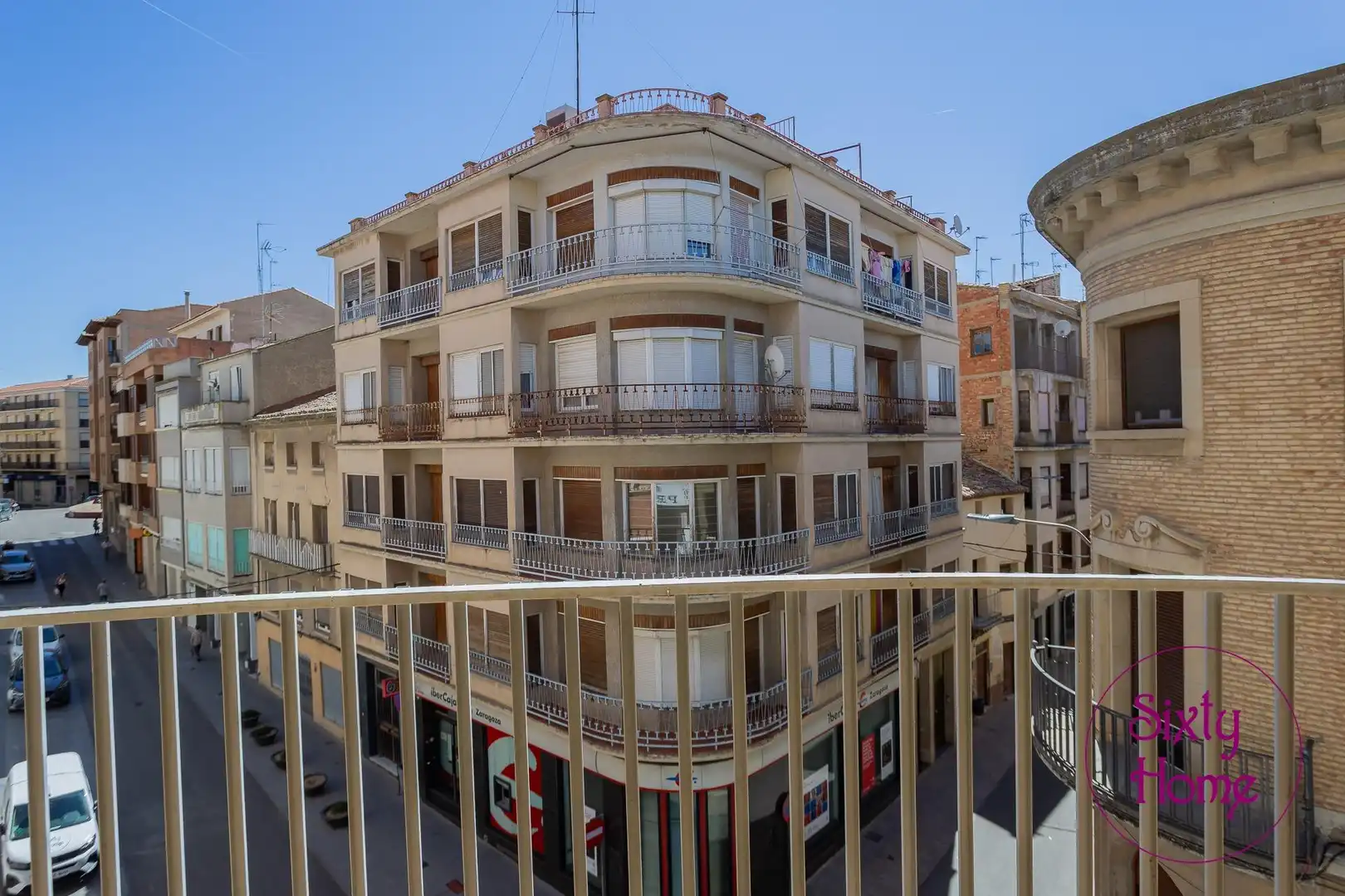 Vista exterior de Piso en venta en Tauste con Terraza, Trastero y Amueblado