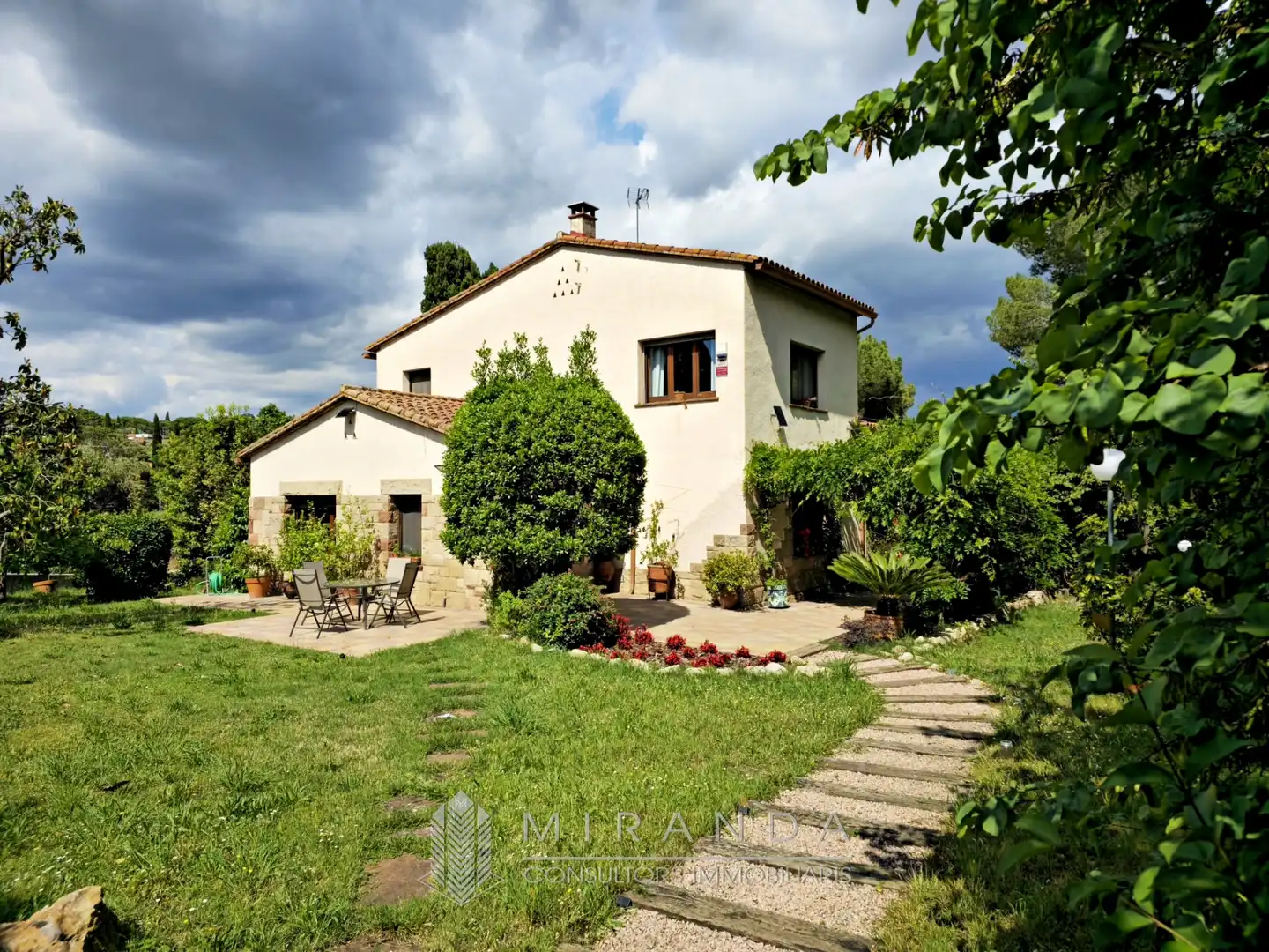 Jardín de Casa o chalet en venta en L'Ametlla del Vallès con Aire acondicionado, Jardín privado y Terraza