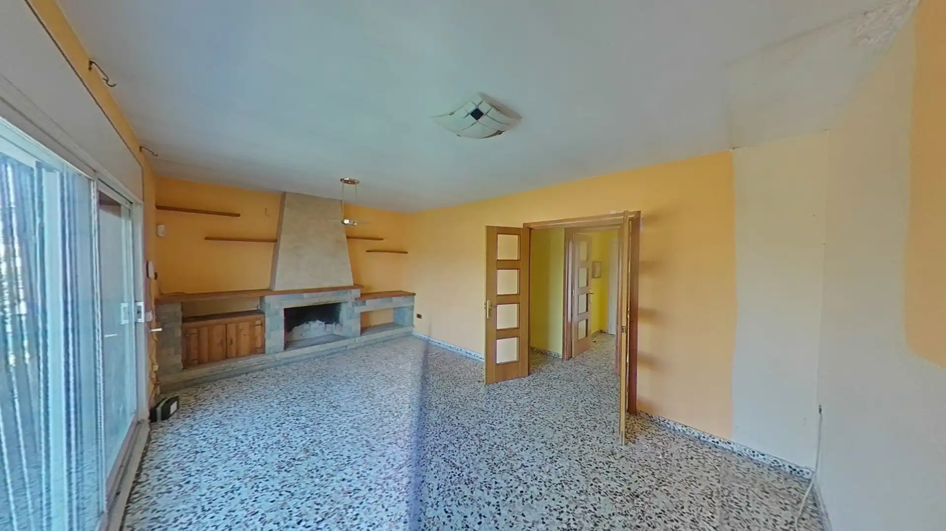 Sala d'estar de Finca rústica en venda en Lliçà d'Amunt amb Jardí privat i Terrassa