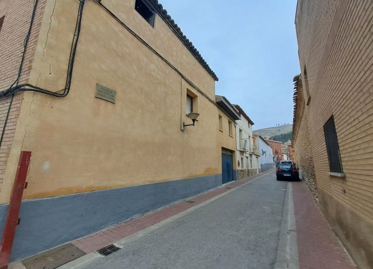 Vista exterior de Casa adosada en venta en Valtierra