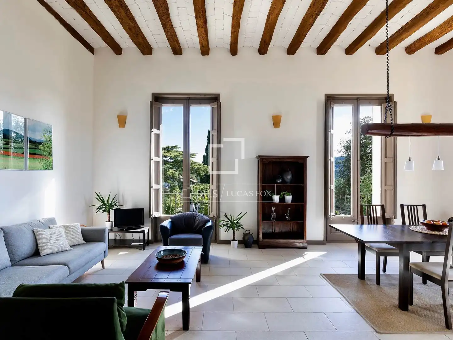 Living room of Country homes for sale in La Torre de Claramunt  with Air Conditioner, Heating and Private garden