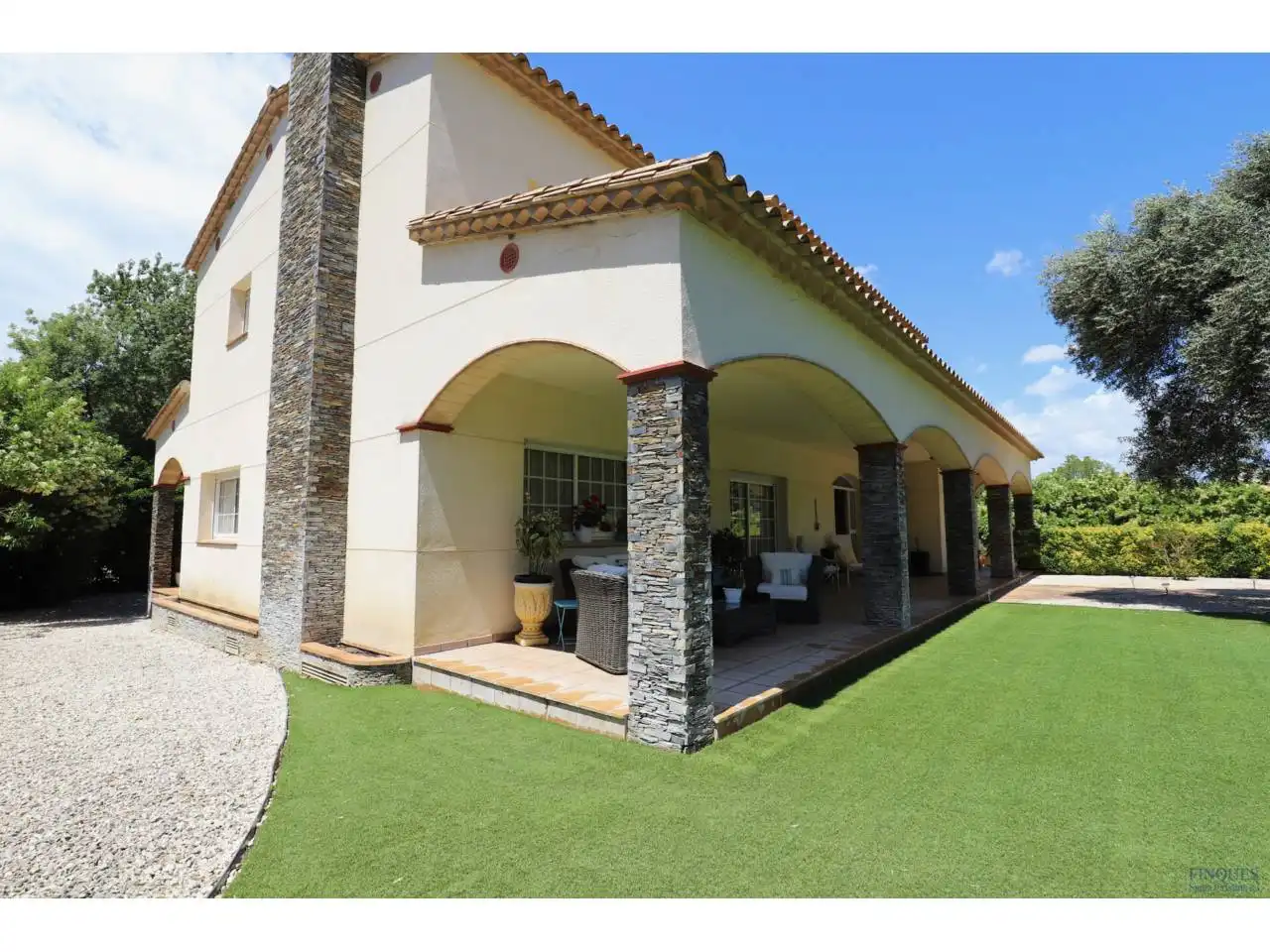 Exterior view of Houses for sale in Caldes de Malavella  with Heating, Private garden and Terrace