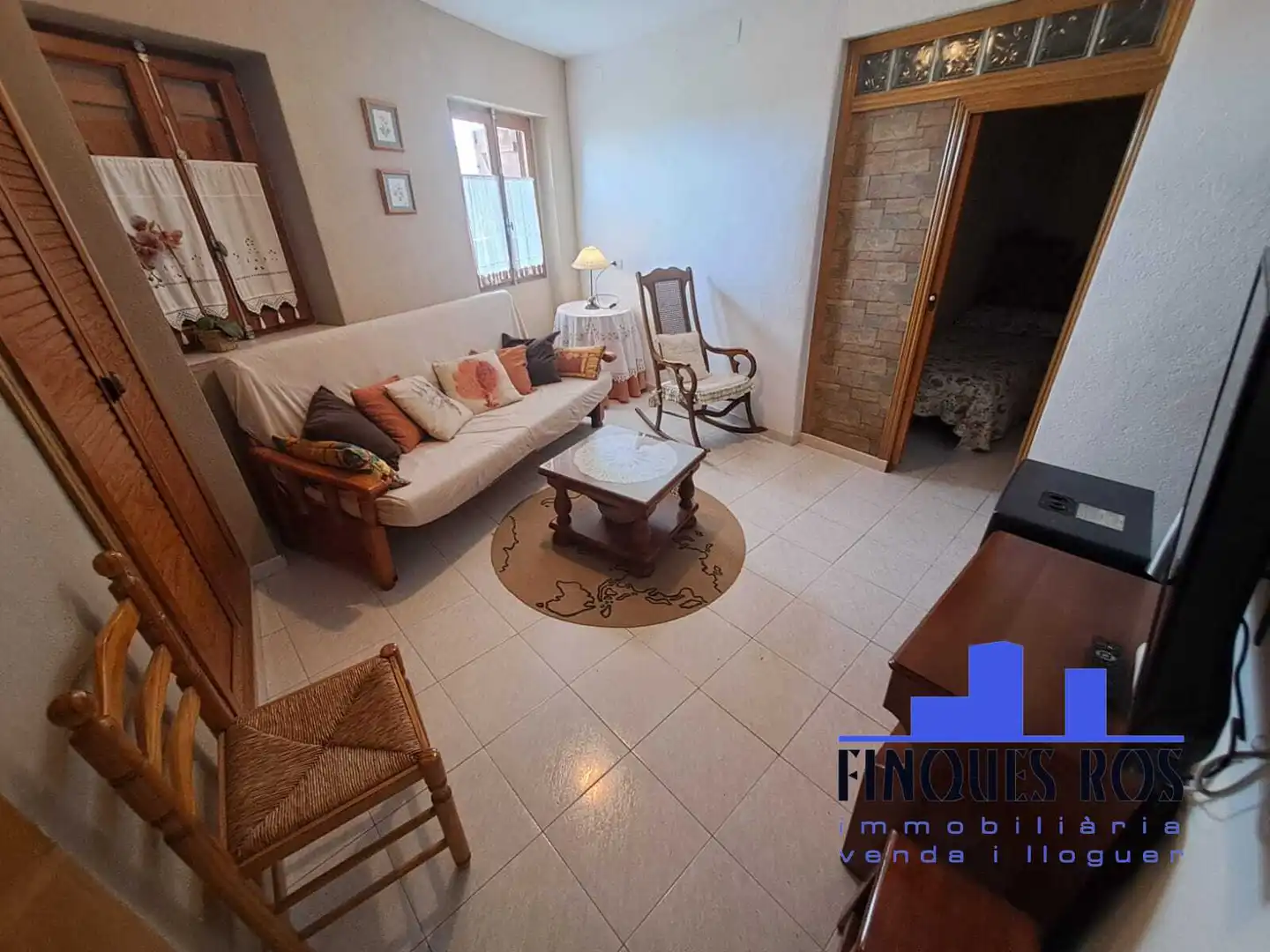 Sala de estar de Casa adosada en venta en Traiguera con Terraza, Trastero y Amueblado