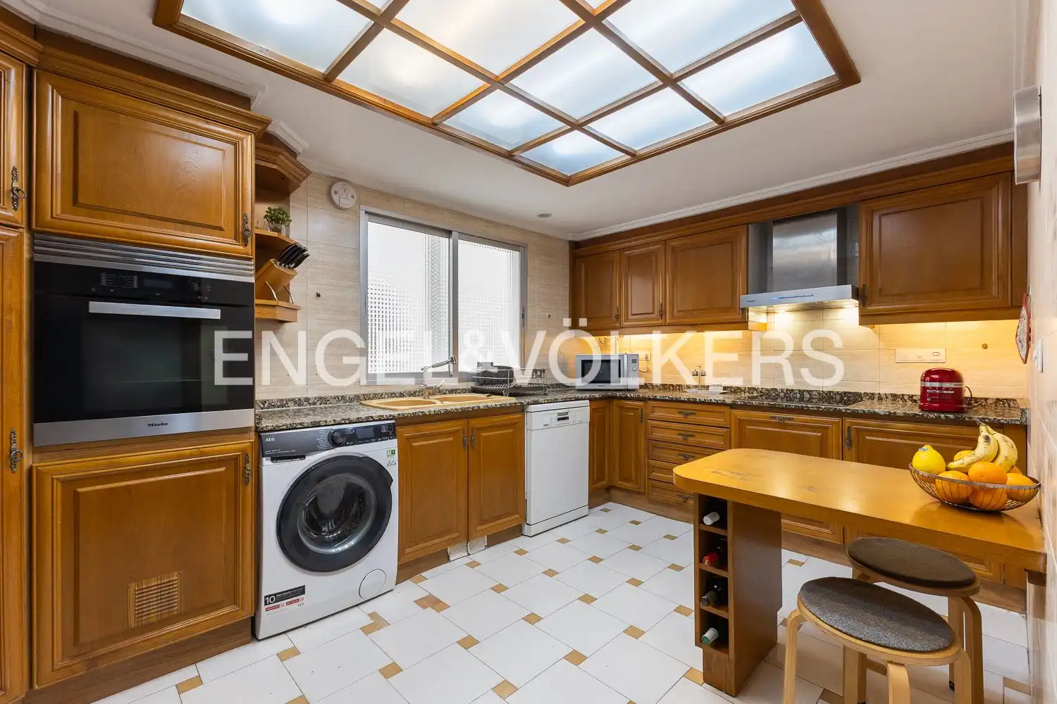Cocina de Piso de alquiler en Valencia con Aire acondicionado, Calefacción y Parquet