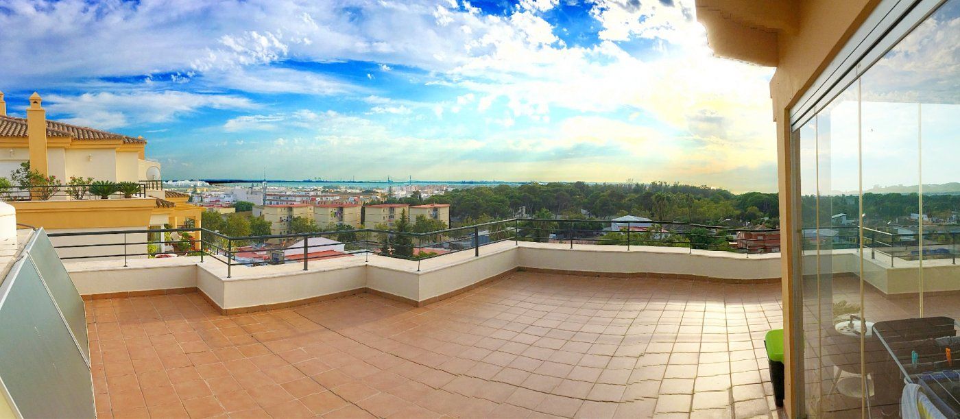 Terrace of Attic to rent in El Puerto de Santa María  with Air Conditioner, Heating and Terrace