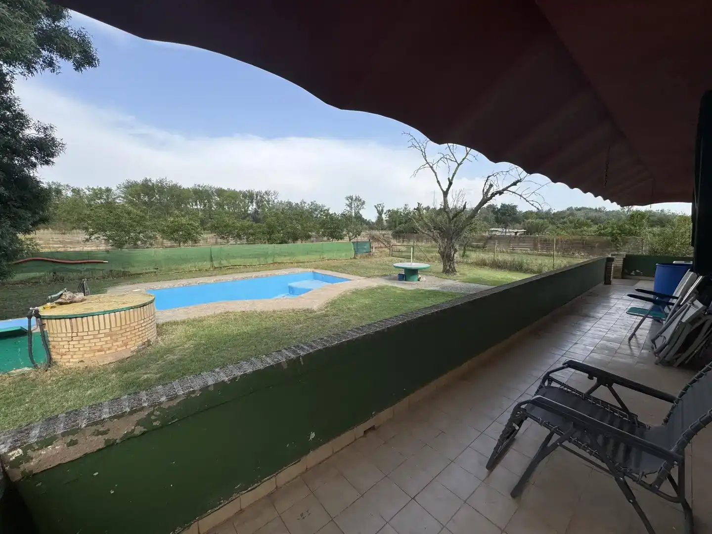 Piscina de Finca rústica en venda en Lodosa amb Jardí privat, Piscina i Moblat