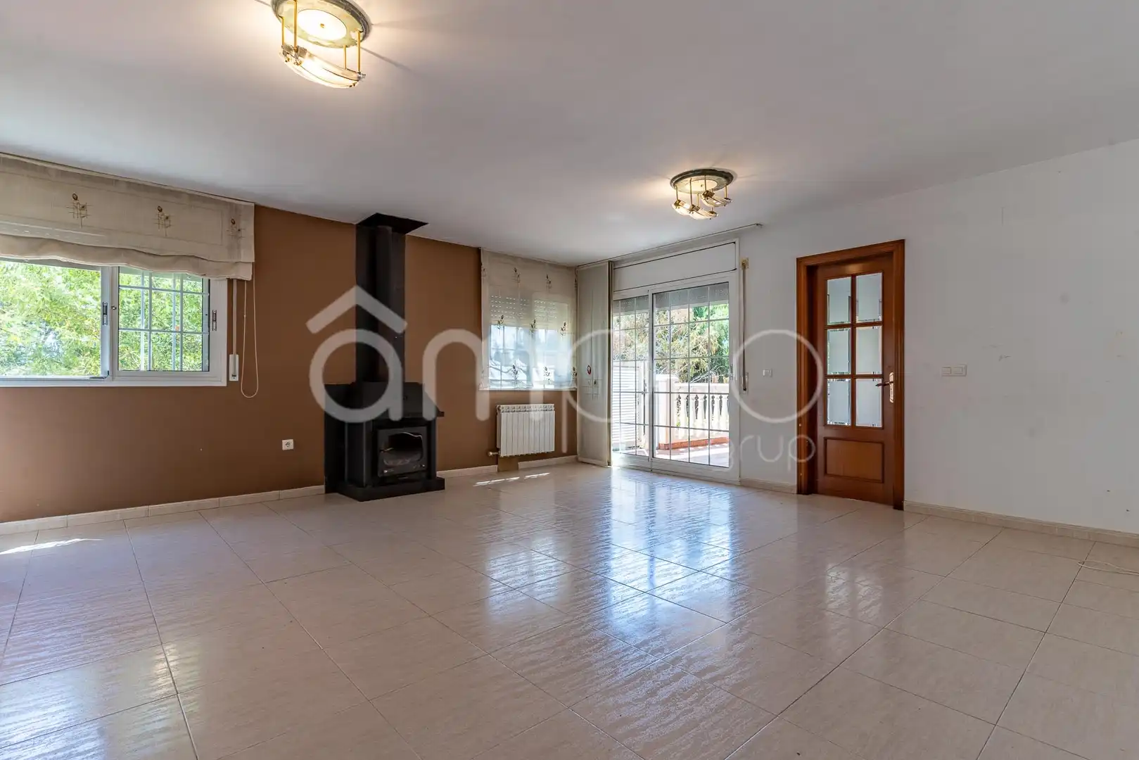 Sala de estar de Casa o chalet en venta en El Catllar  con Aire acondicionado, Calefacción y Terraza