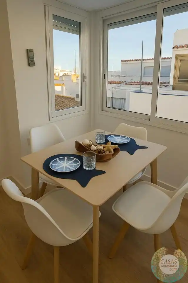 Esszimmer von Wohnung zum Verkauf in L'Ametlla de Mar  mit Klimaanlage, Terrasse und Abstellraum