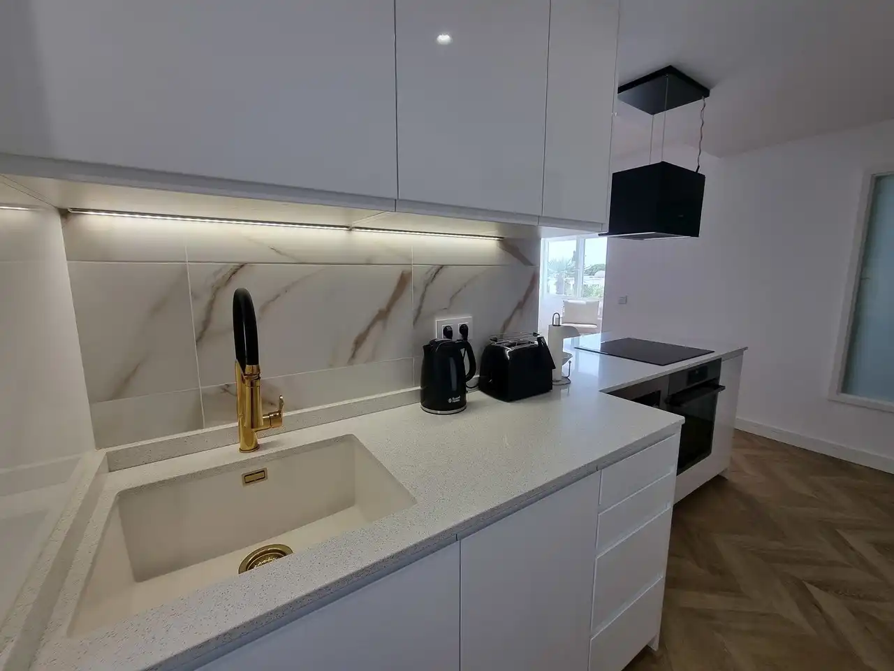 Kitchen of Apartments for sale in Mojácar  with Air Conditioner, Swimming Pool and Furnished