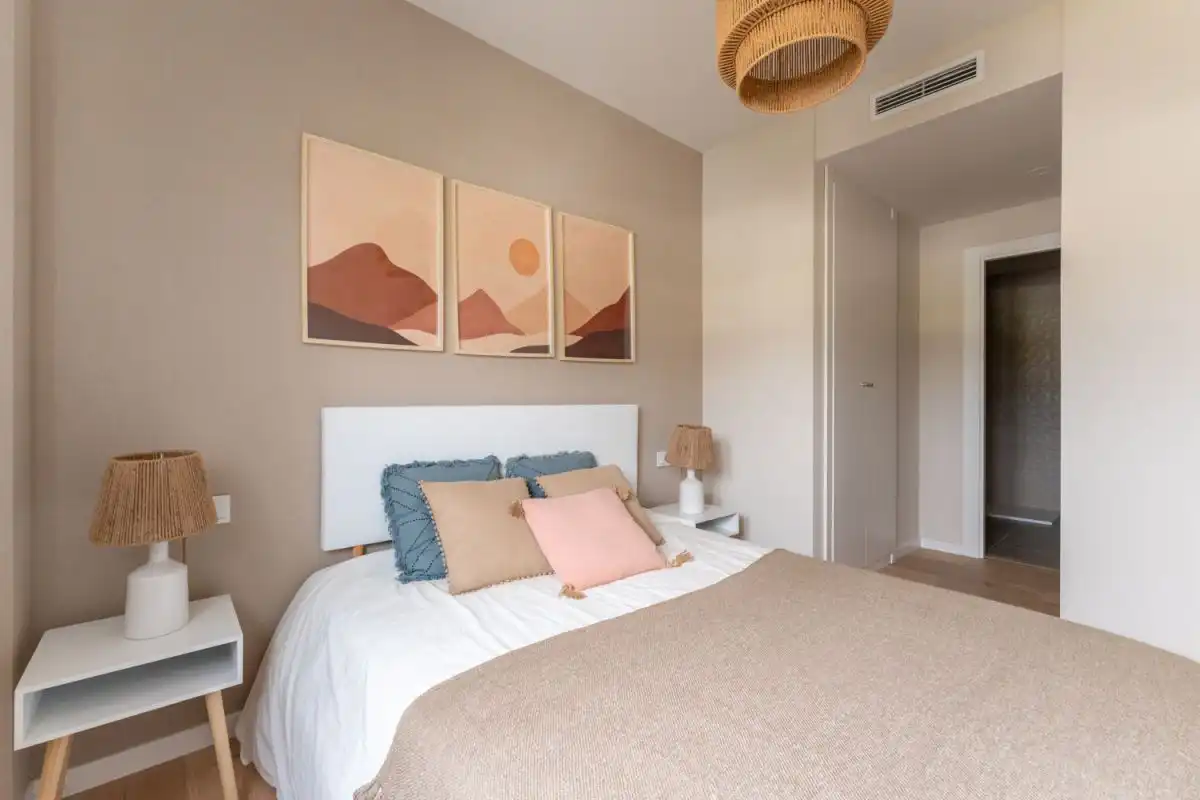 Bedroom of Flat for sale in Mijas  with Air Conditioner, Heating and Terrace