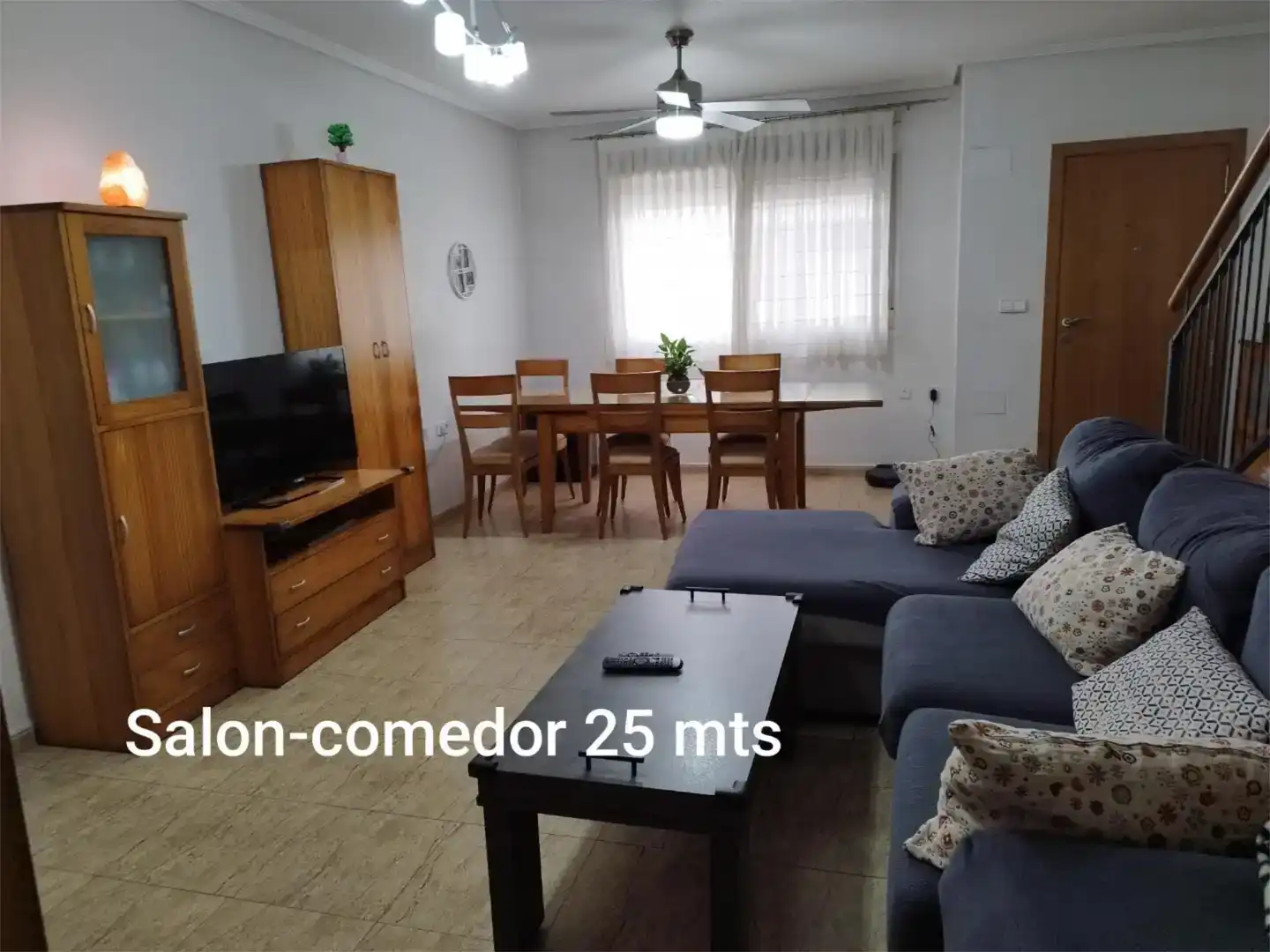 Sala de estar de Dúplex en venta en Murcia con Aire acondicionado, Trastero y Amueblado