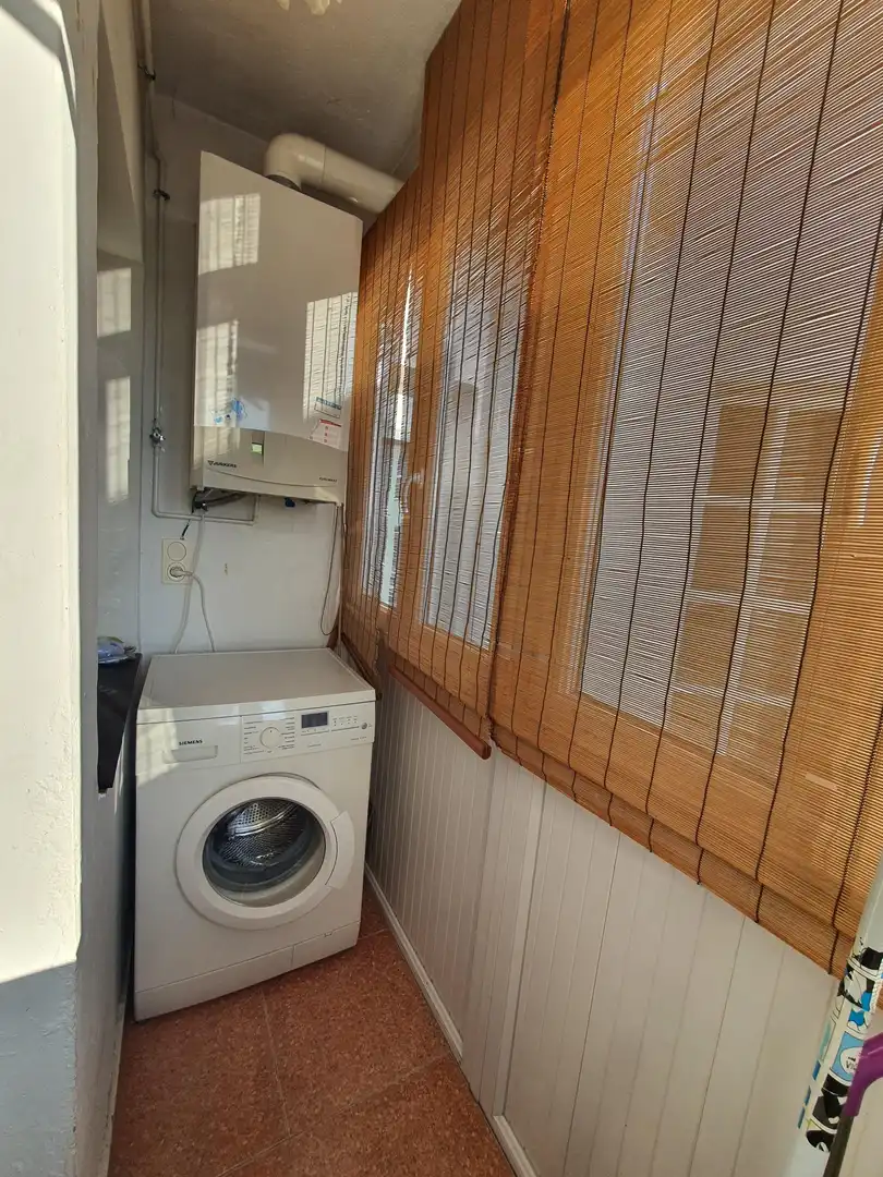 Terrasse von Wohnung zur Miete in Palencia mit Klimaanlage, Parkett und Abstellraum