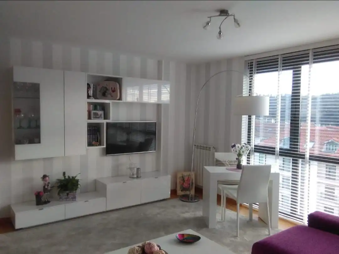 Living room of Flat for rent in Ames  with Heating, Parquet flooring and Storage room