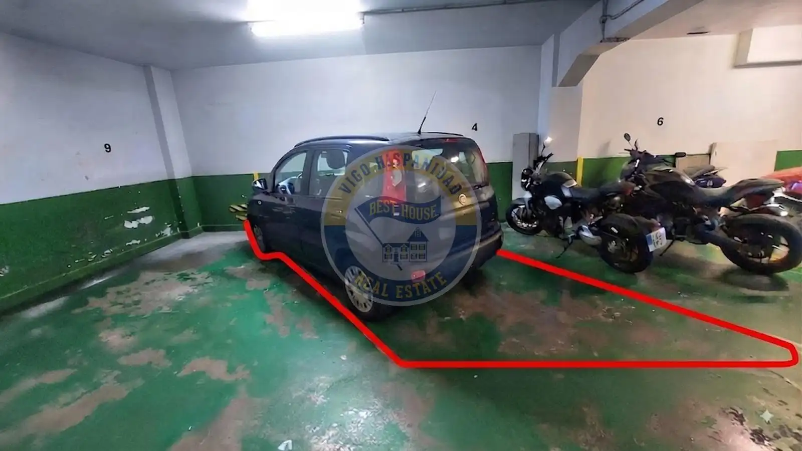 Parking of Flat for sale in Vigo   with Heating, Terrace and Storage room
