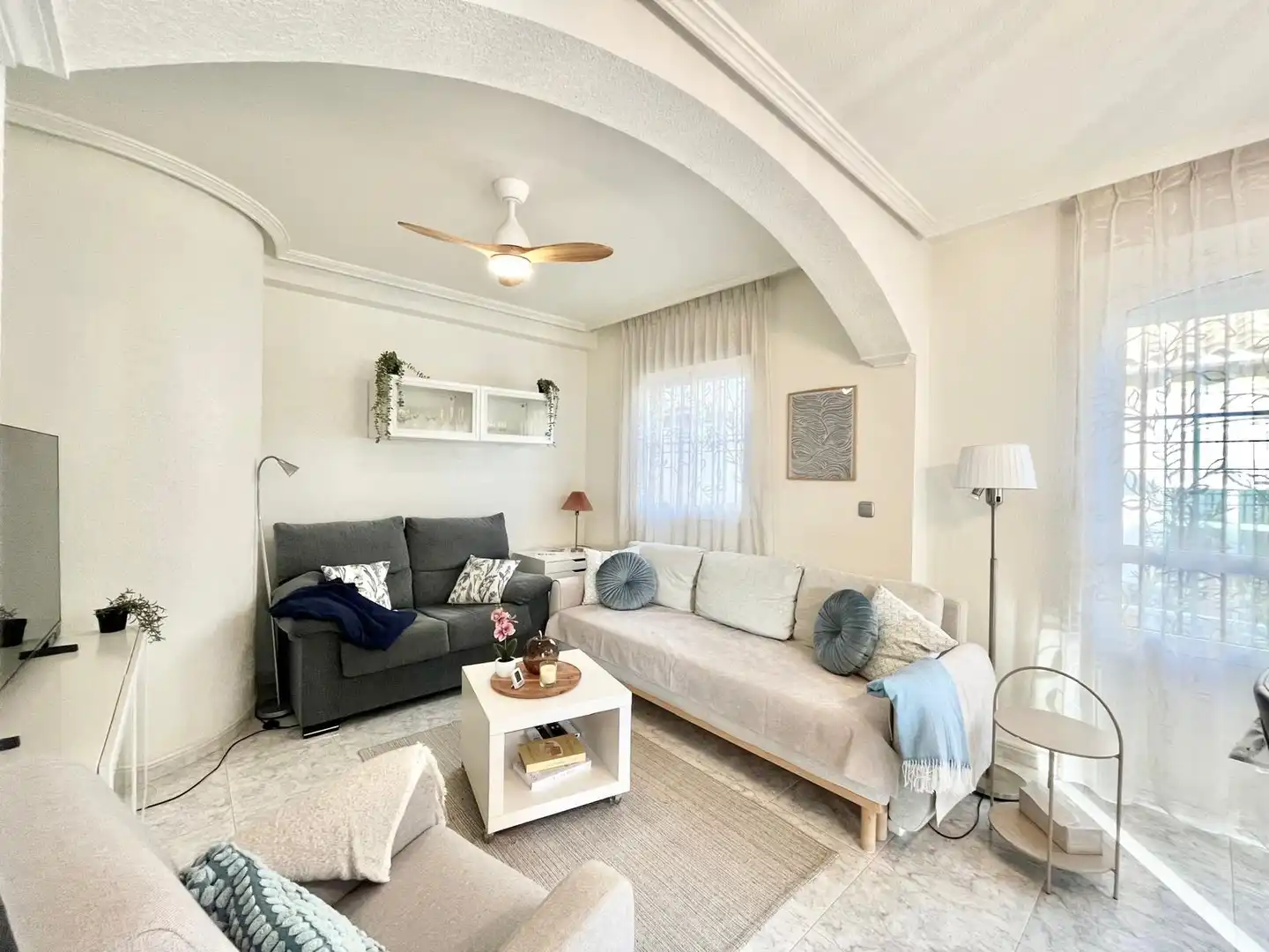 Living room of Houses for rent in Orihuela  with Air Conditioner, Heating and Terrace