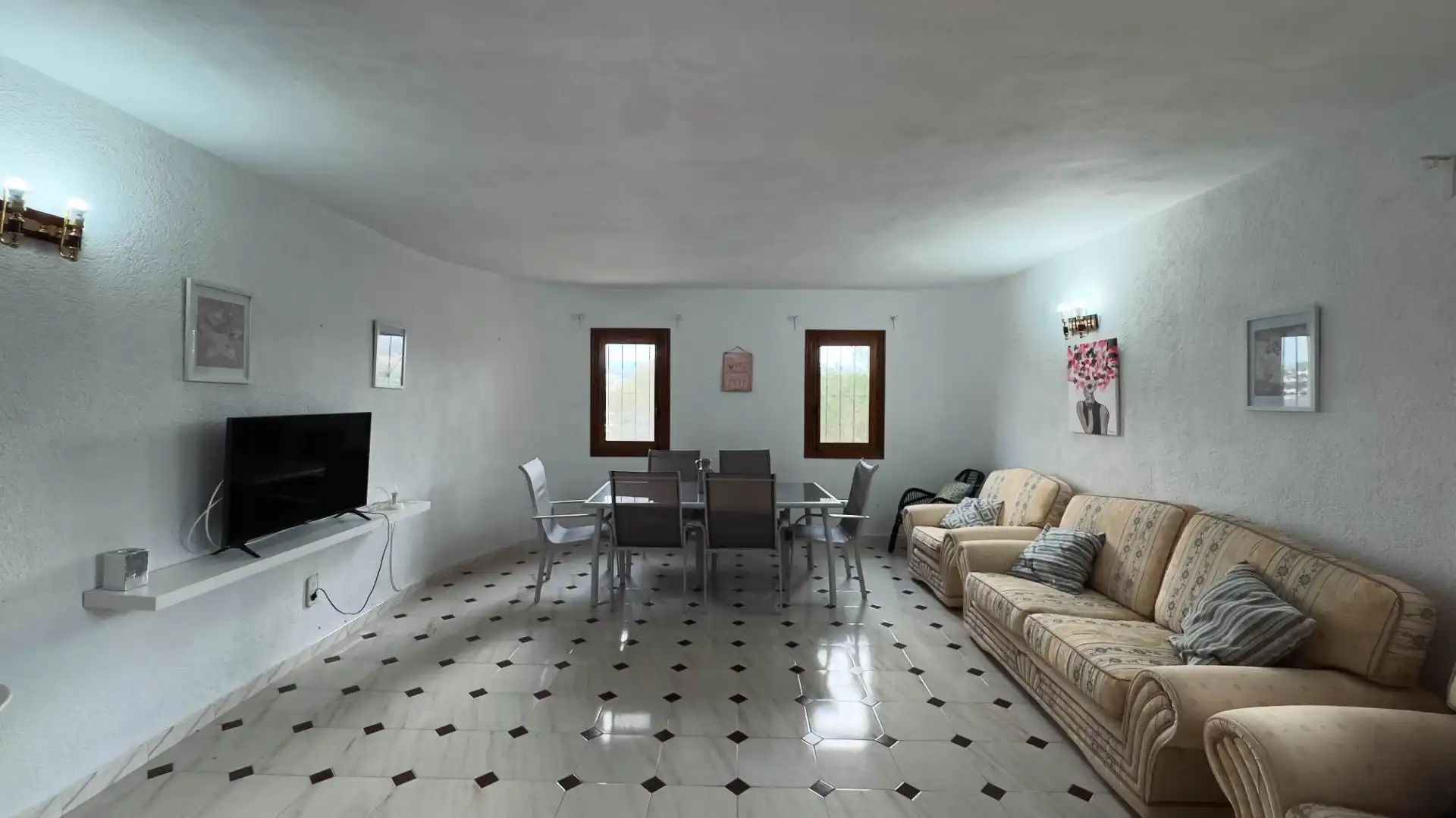Sala de estar de Casa o chalet en venta en Moraira con Jardín privado, Terraza y Trastero