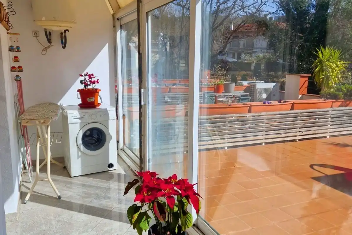 Terraza de Apartamento de alquiler en Girona con Aire acondicionado, Calefacción y Terraza