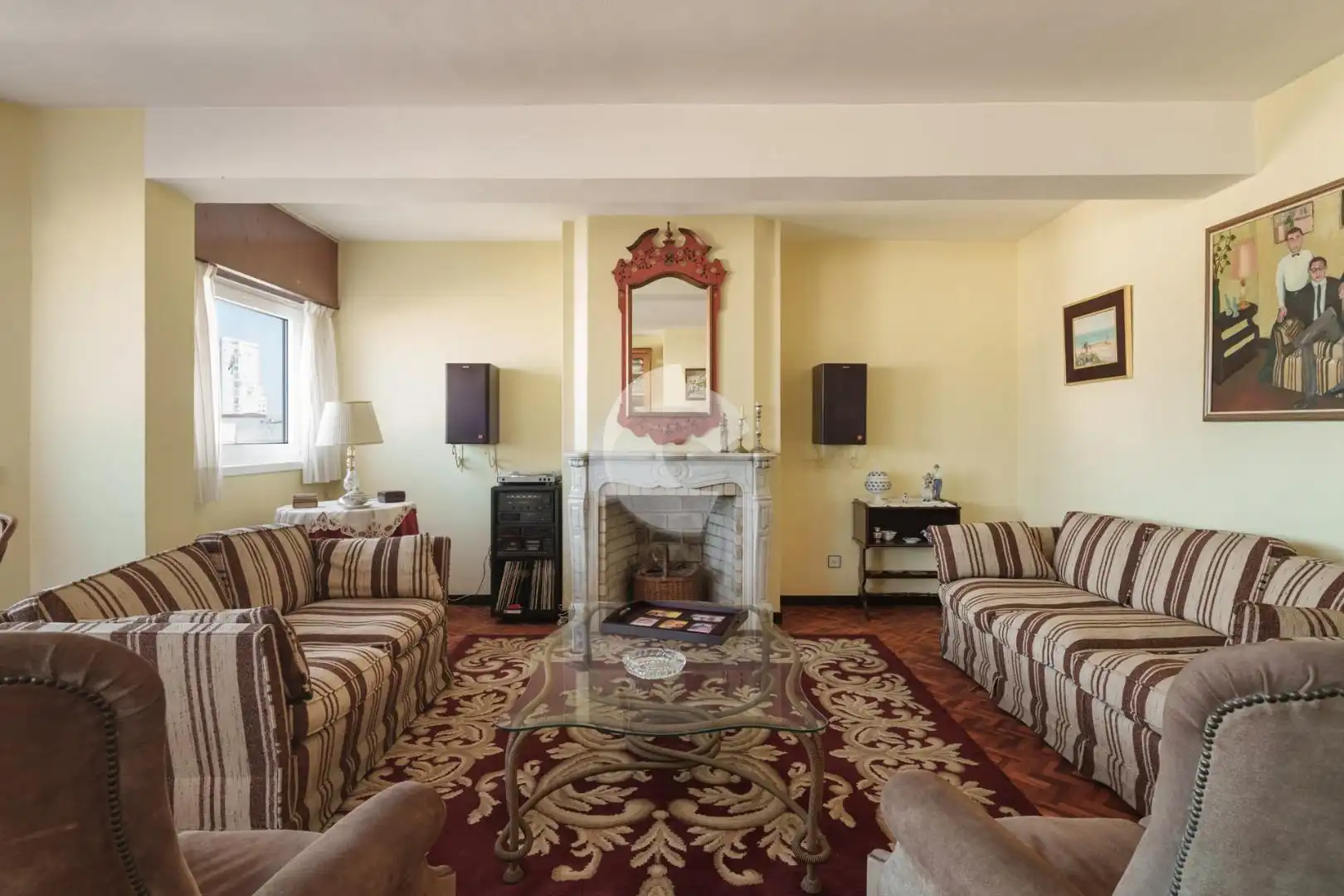 Living room of Flat for sale in A Coruña Capital   with Heating
