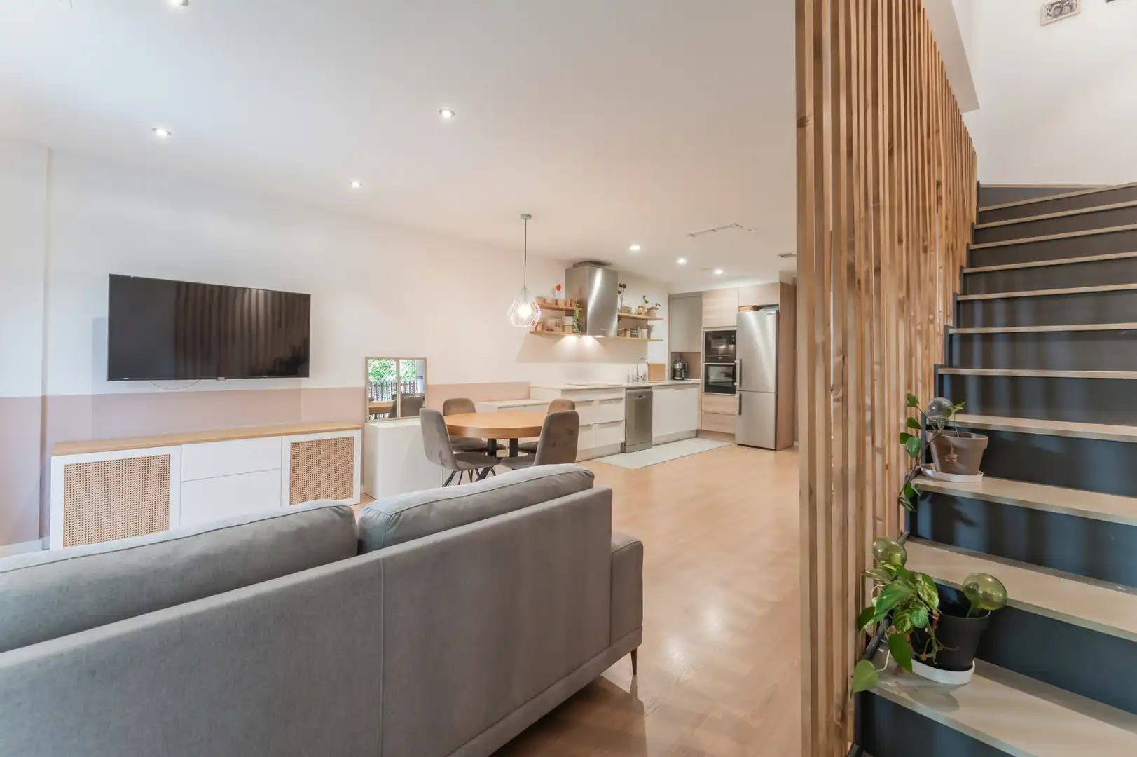Sala de estar de Planta baja en venta en L'Ametlla del Vallès con Aire acondicionado, Calefacción y Jardín privado