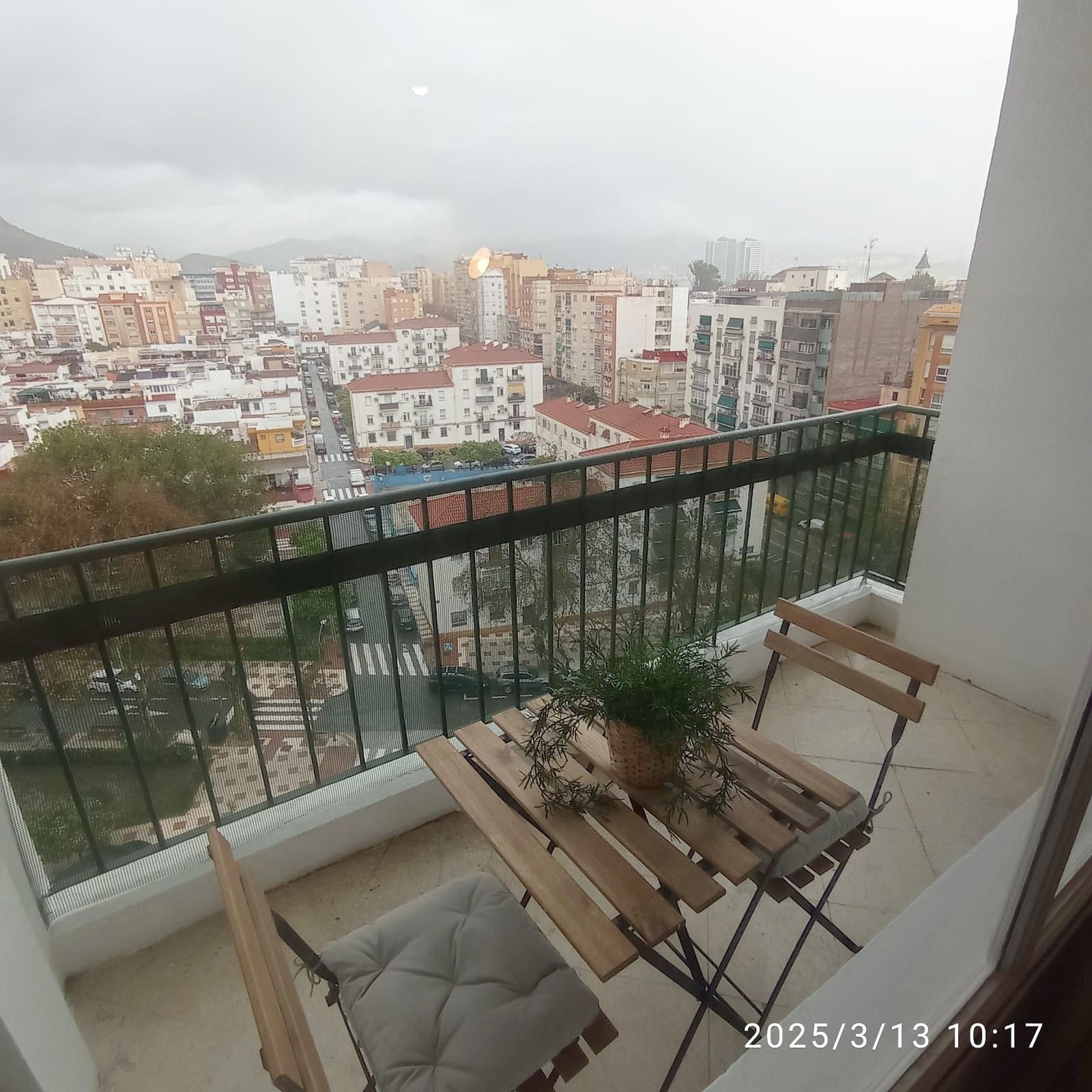Balcony of Flat to rent in Málaga Capital  with Terrace and Furnished