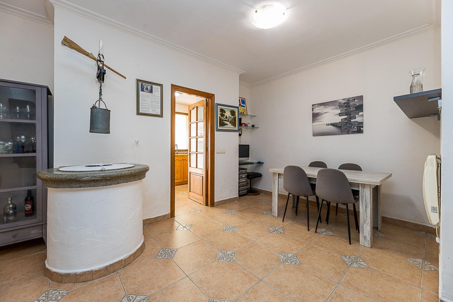 Dining room of Flat for sale in  Palma de Mallorca  with Parquet flooring and Terrace