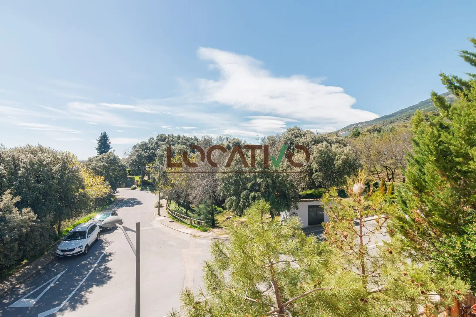 Exterior view of Houses for sale in San Lorenzo de El Escorial  with Heating, Private garden and Terrace