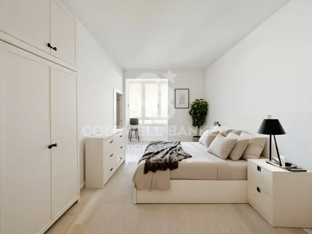 Schlafzimmer von Wohnung zur Miete in Barcelona mit Klimaanlage