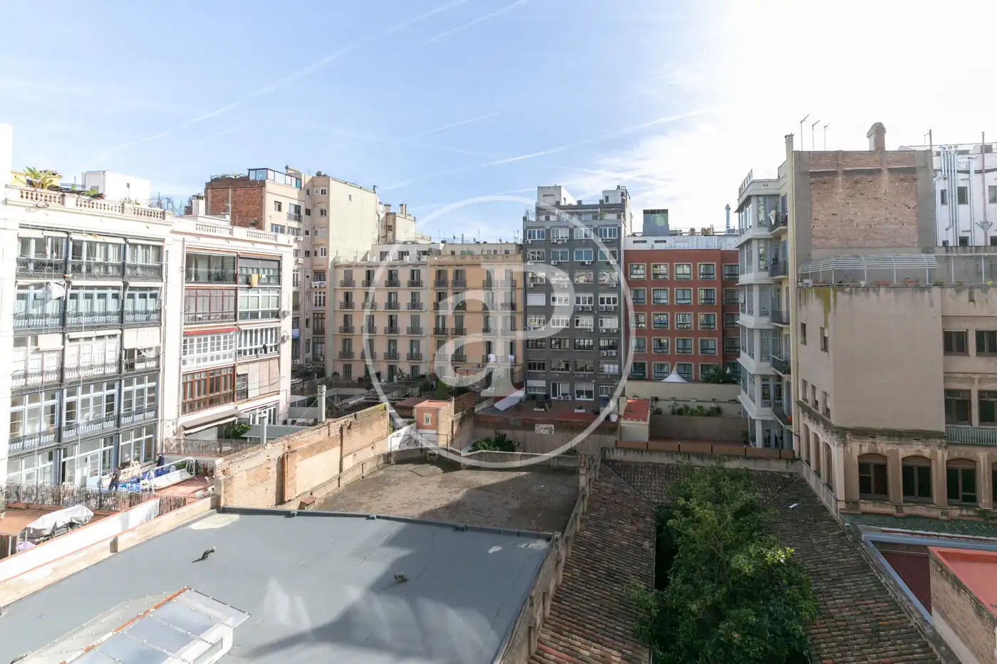 Vista exterior de Piso de alquiler en Barcelona con Aire acondicionado, Calefacción y Amueblado