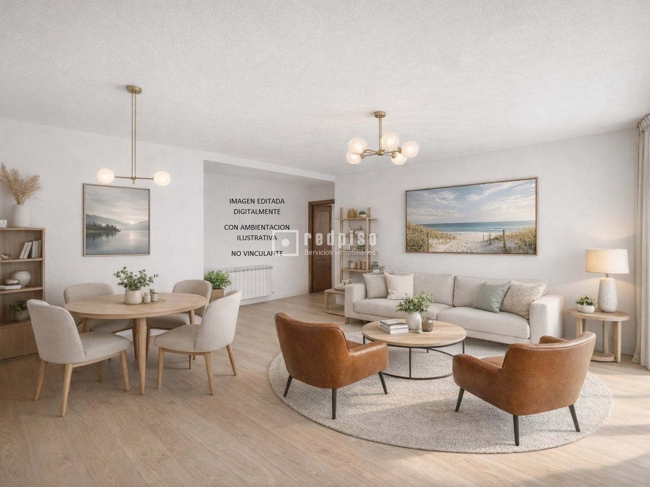 Sala d'estar de Àtic en venda en Alcorcón amb Calefacció i Terrassa