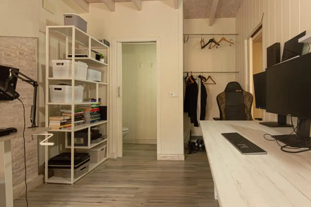 Schlafzimmer von Haus oder Chalet zum Verkauf in Oliva mit Klimaanlage, Heizung und Privatgarten