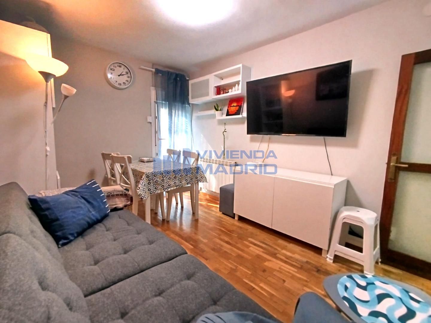Living room of Flat for sale in  Madrid Capital  with Heating