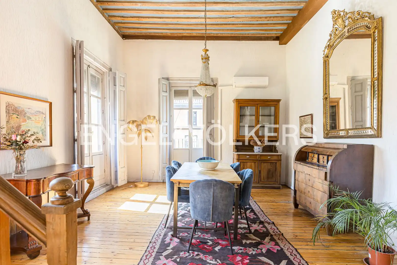 Esszimmer von Wohnung zur Miete in Madrid mit Klimaanlage, Heizung und Abstellraum